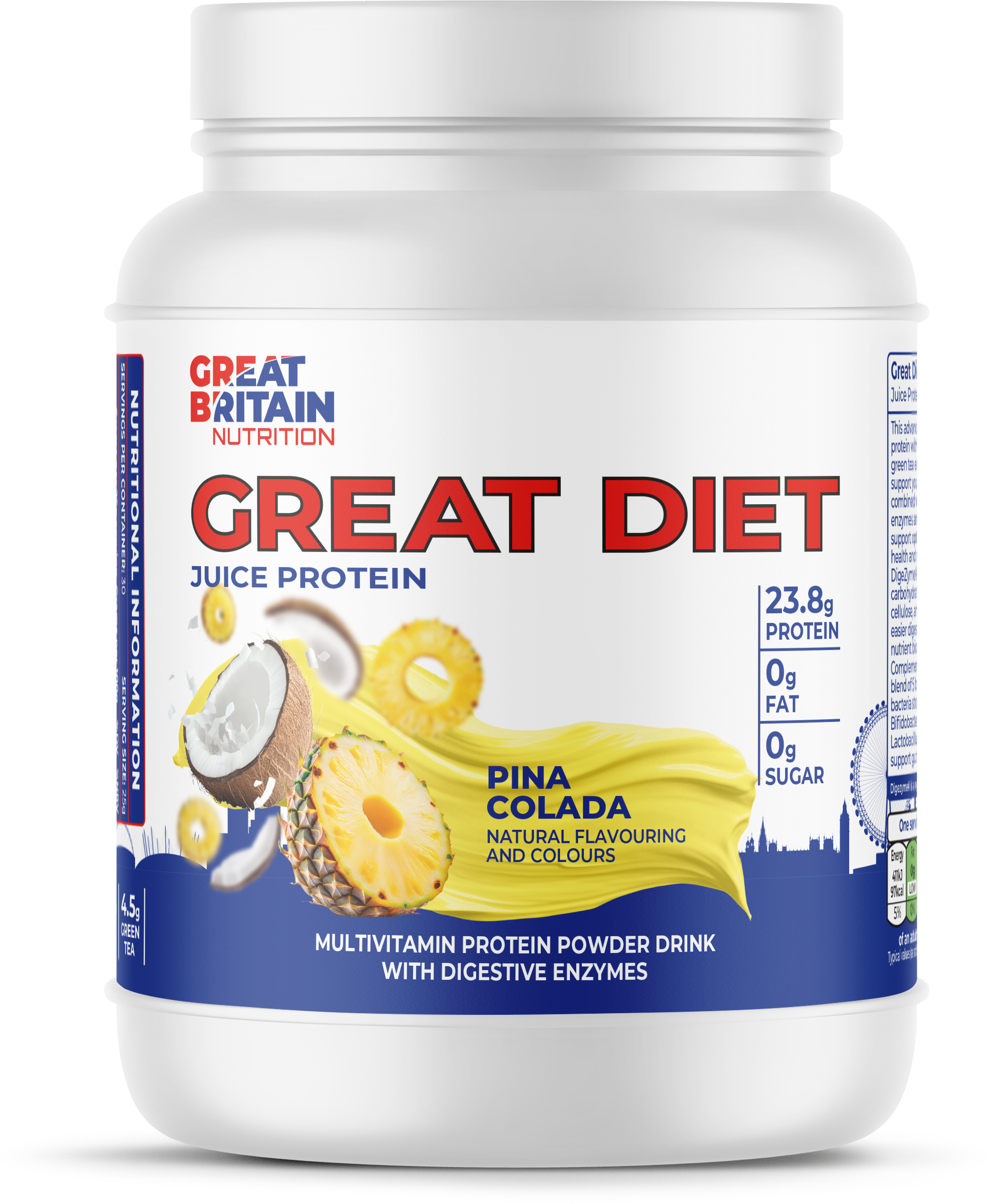Great Diet Juice Protein Collagen Protein Drink with Vitamins (750g)